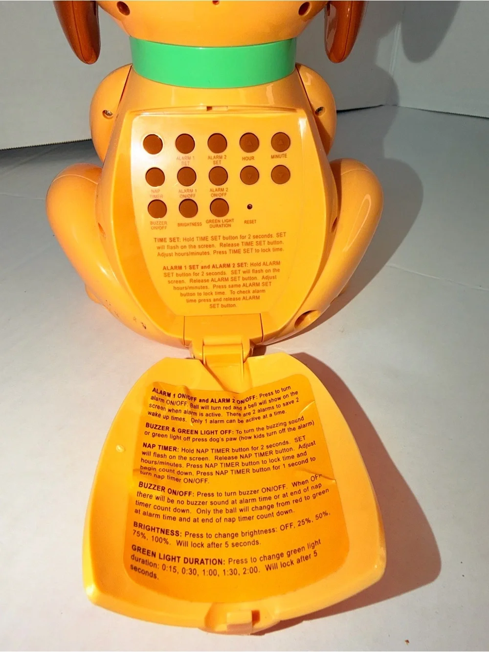 Dog Alarm Clock - Yellow Puppy Design